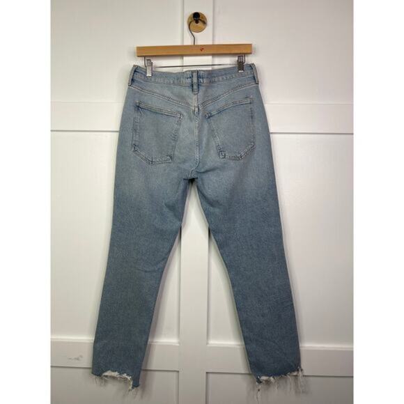 NEW Agolde Merrel Mid Rise Denim Straight Jeans in wash Astray Size: 31 - Picture 5 of 9